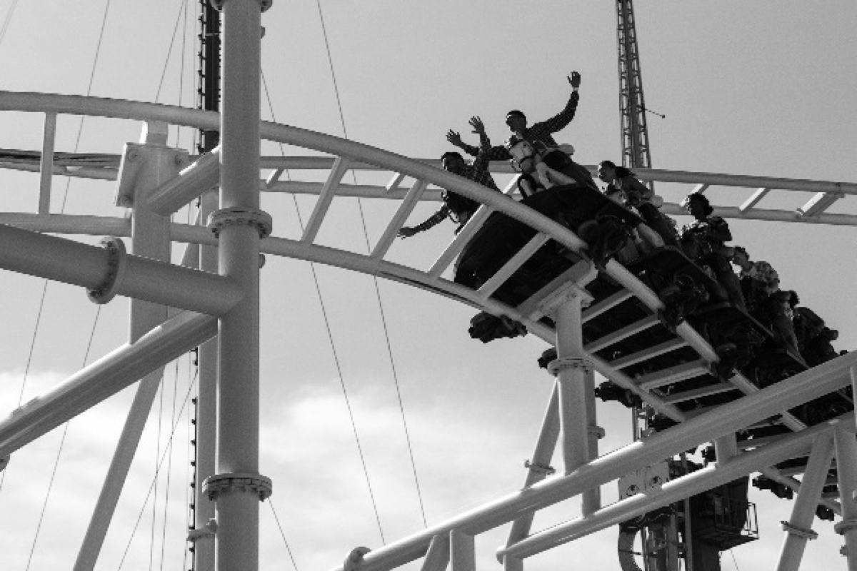 NY photography, vintage photography, americana photography, black and white photogrpahy, coney island, roller coaster